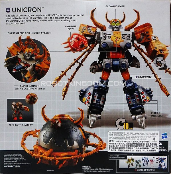 Platinum Edition Unicron New In Package Photos Of Movie Anniversary Tie In Toy  (2 of 4)